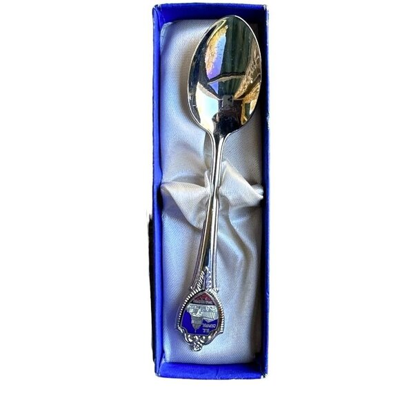 US Capitol Washington DC Souvenir Spoon Sterling Silver Vintage Collector 12.6 g - Picture 2 of 10
